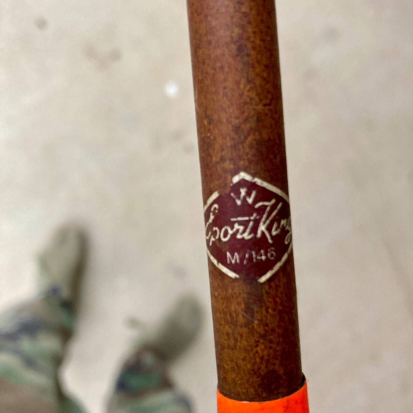 Vintage 8' 6" Sport King M/146 Fiberglass Fly Fishing Rod 2-piece