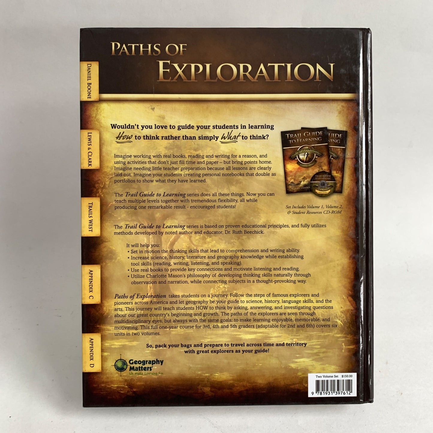Trail Guide to Learning Paths of Exploration Volume 2 Two Debbie Strayer Linda Fowler Book Hardcover