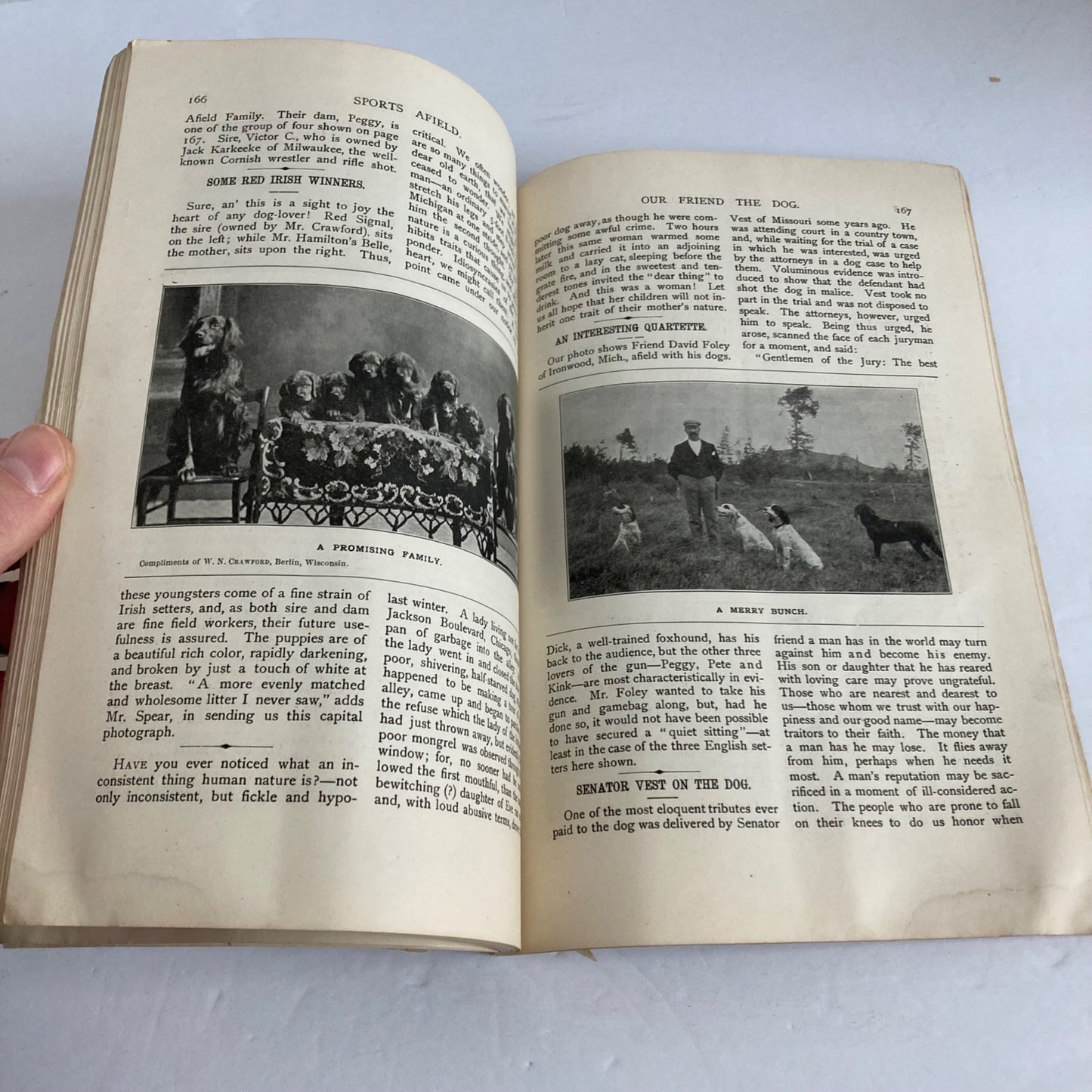 RARE 1901 Sports Afield Magazine August 1901 Antique Hunting Fishing