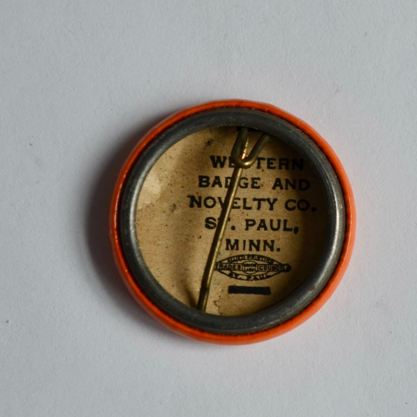 1937 Laundry Linen Dry Cleaning Drivers Local 319 Saint Paul Minnesota Pin Button