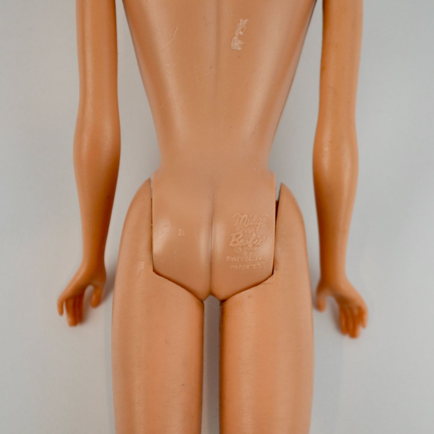1962 Mattel Midge Barbie Doll Strawberry Blonde Red Hair