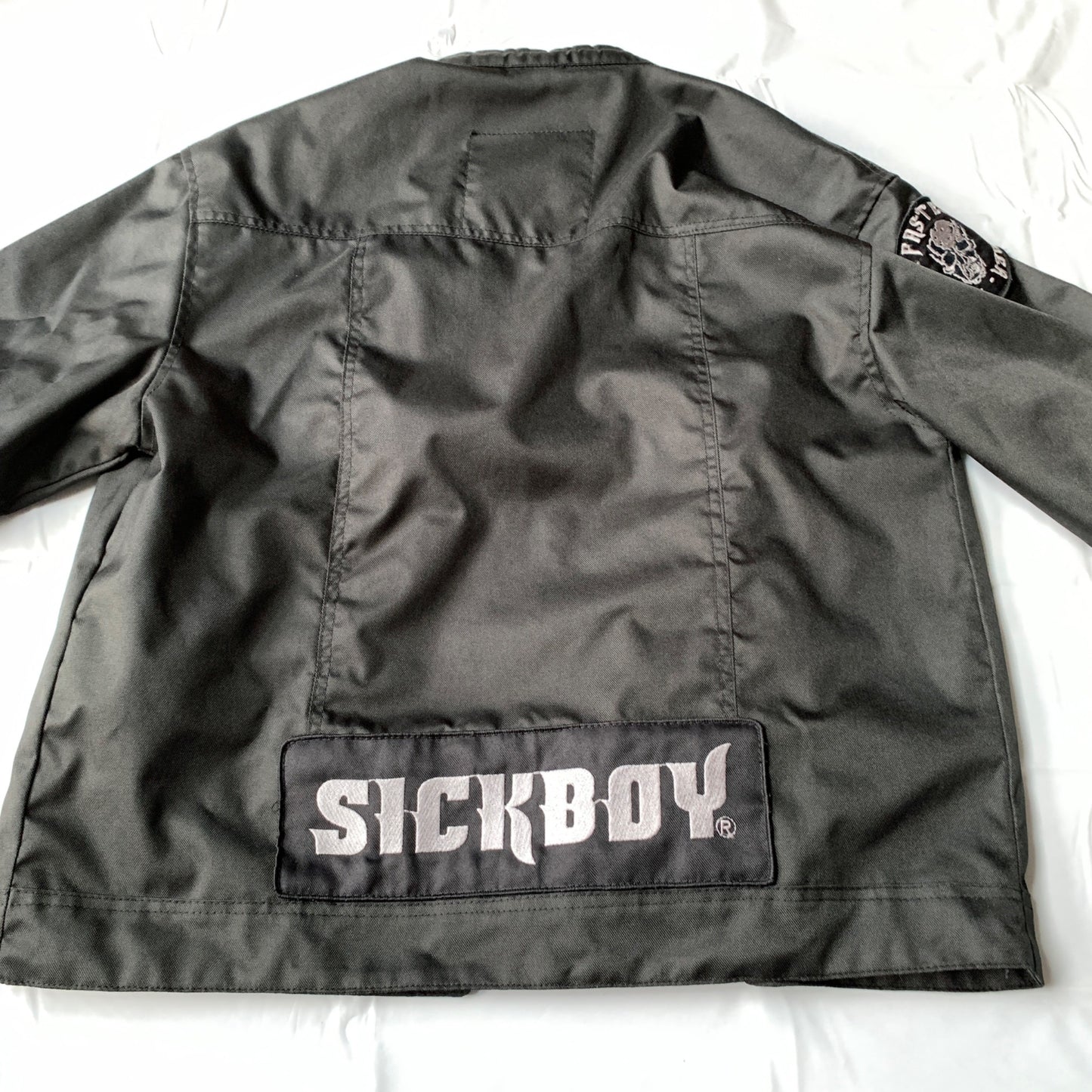 Sick Boy Motorcycles Short Sleeve Black Riding Jacket Shirt