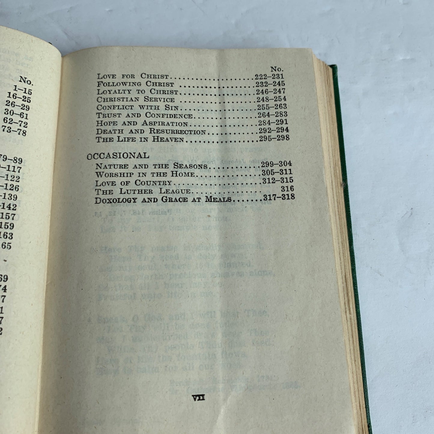 Vintage The Junior Hymnal 1928 Sunday School & Luther League Liturgy Book 1954 Printing