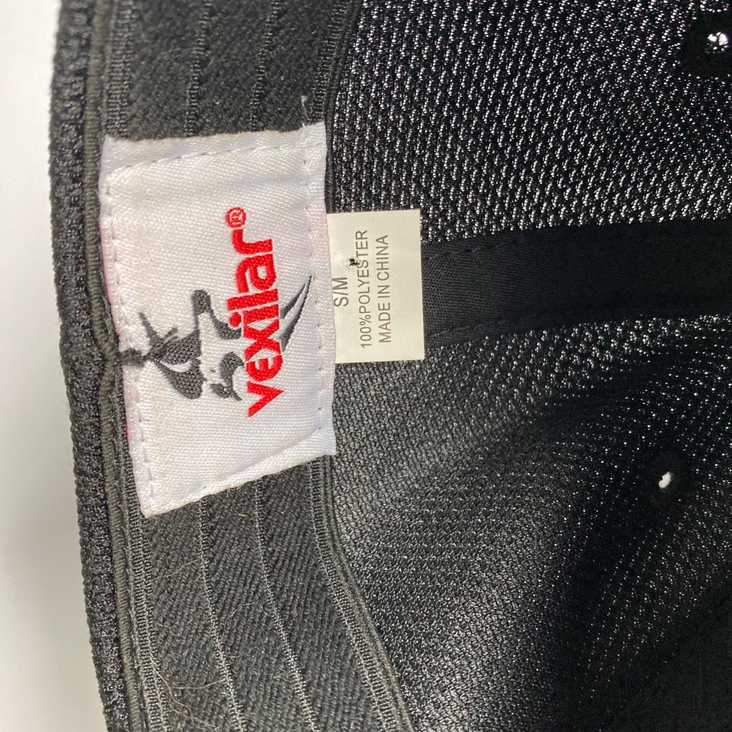 Vexilar Fitted Baseball Hat Black Cap Size S/M Ice Fishing