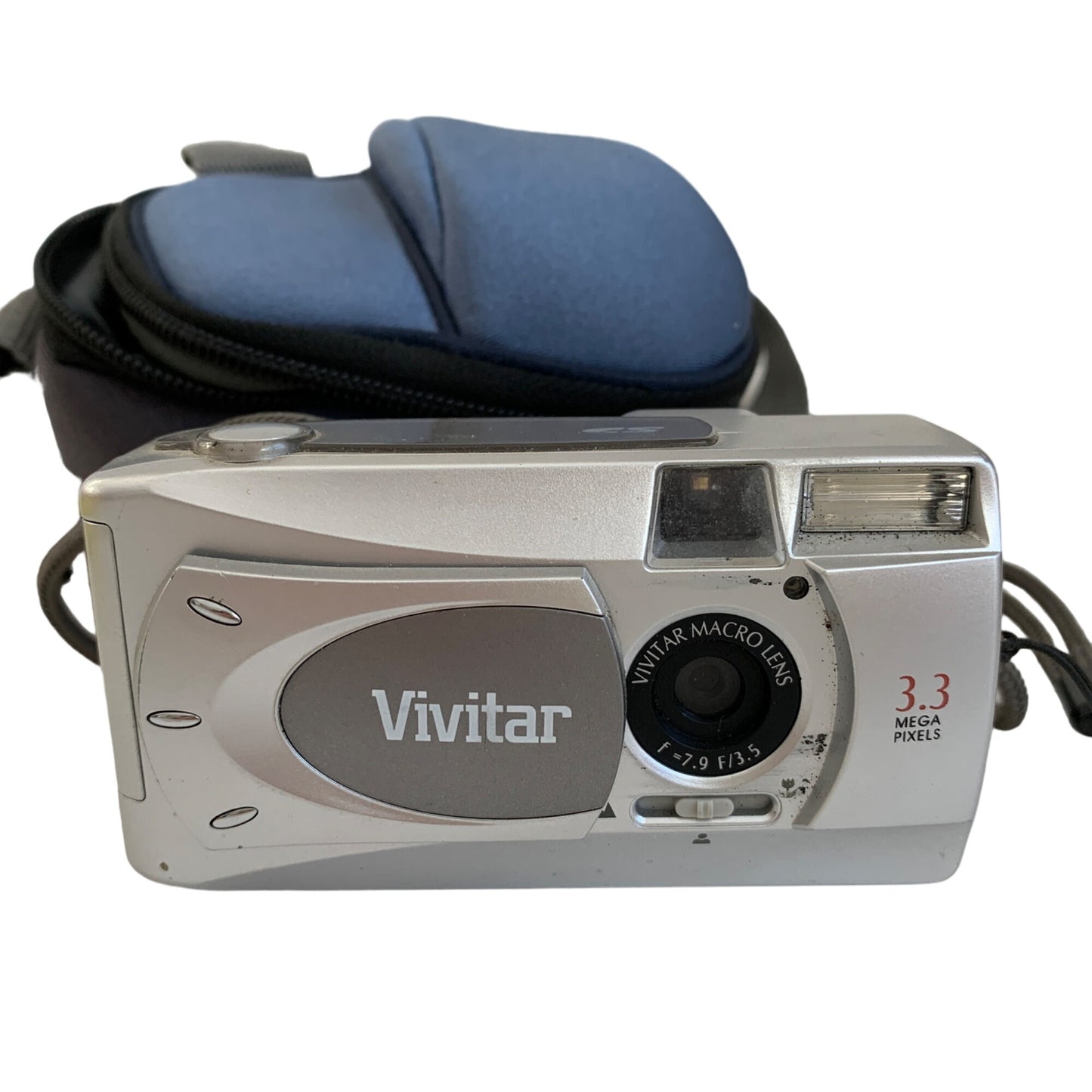 Vivitar ViviCam 3705 Camera with Case UNTESTED AS IS