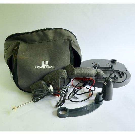 Lowrance PTI-WSU Ice Transducer w/ Depth Finder Case & Accessories