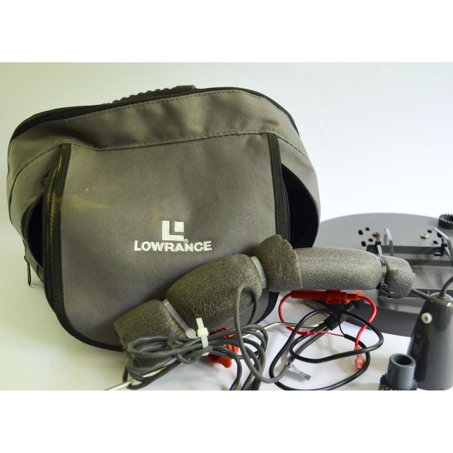 Lowrance PTI-WSU Ice Transducer w/ Depth Finder Case & Accessories