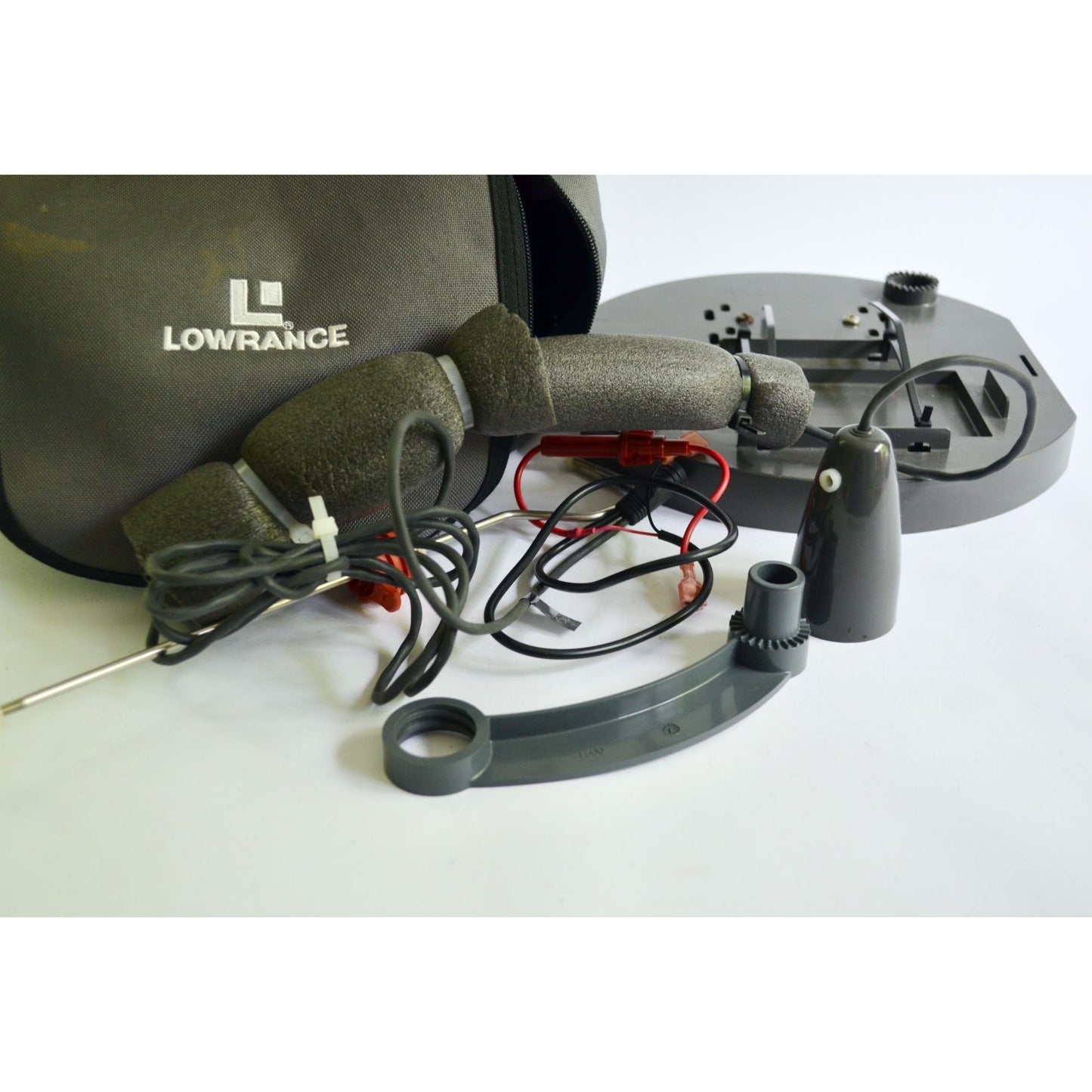 Lowrance PTI-WSU Ice Transducer w/ Depth Finder Case & Accessories