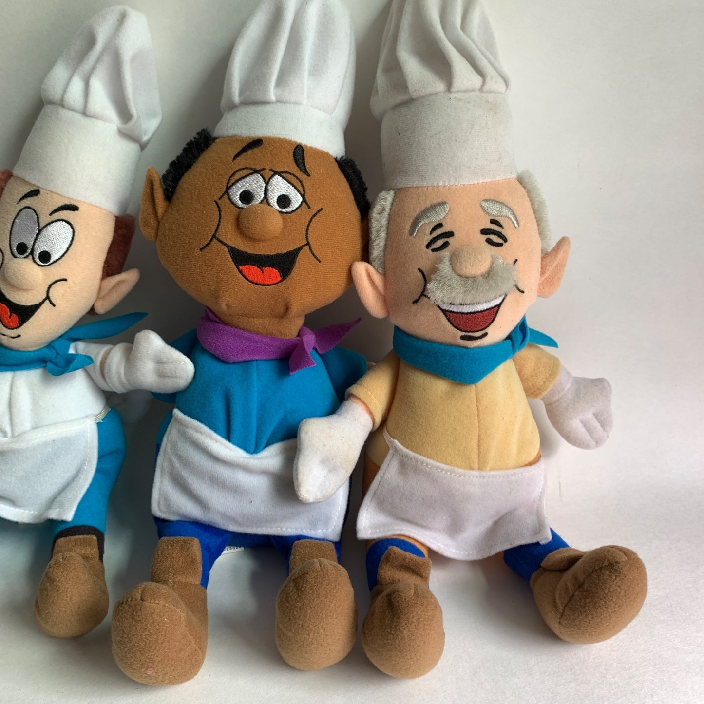 2001 Keebler Elves Plush Animal Fair Dolls Set of 3