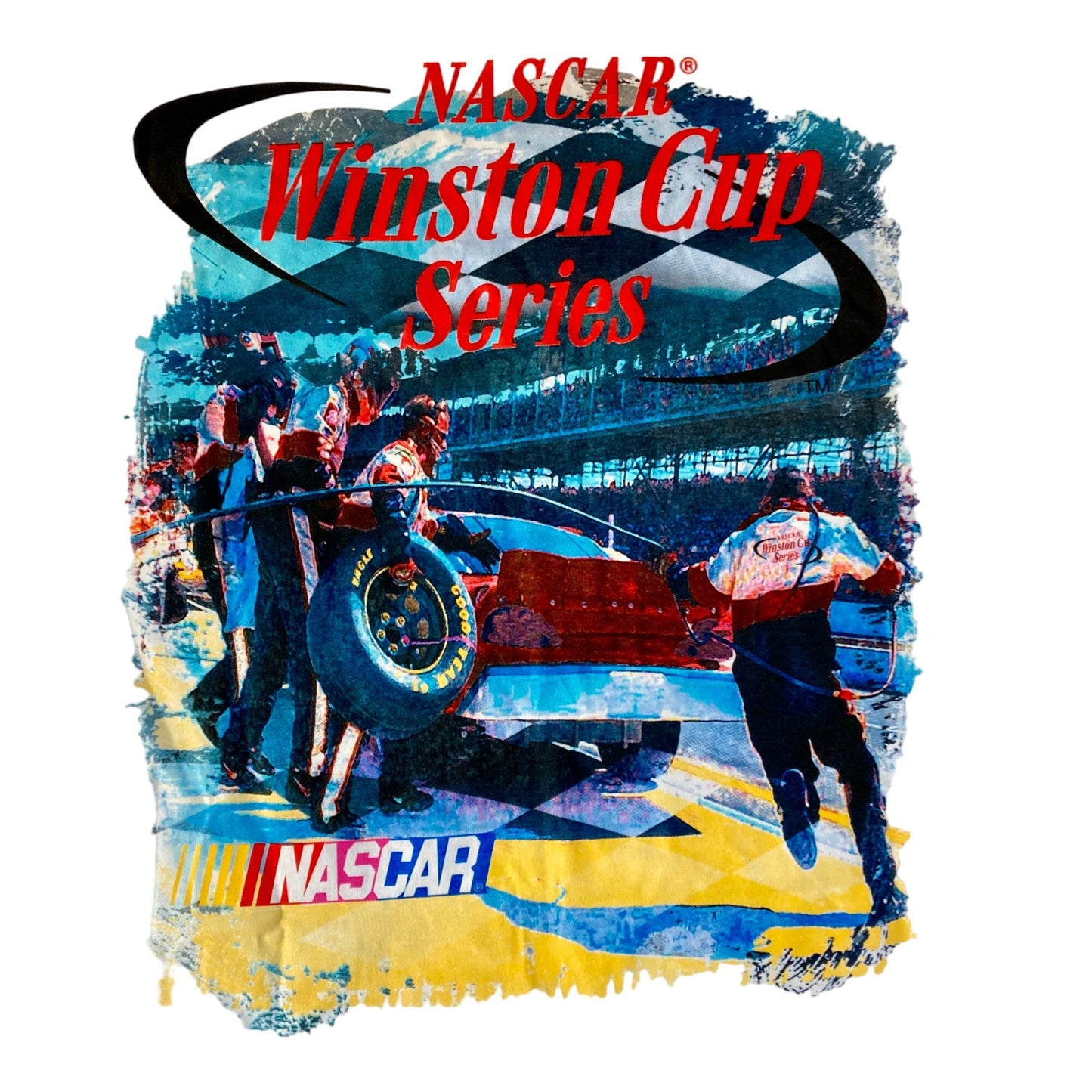 Vintage NASCAR Winston Cup Series "Wide Open" T-Shirt Size 2XL 2002 Racing