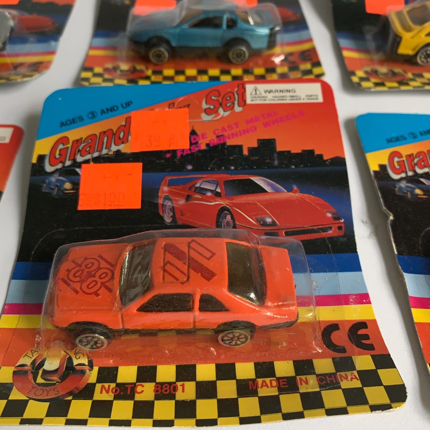 Tai Cheong Grand Prix Set Lot of 6 Cars Vintage New