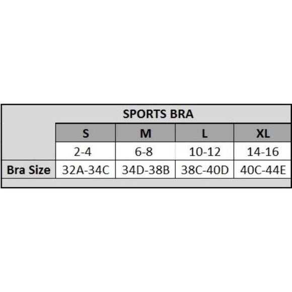 Women's Plus Size Geometric Pinstripe Athletic Sports Bra XL