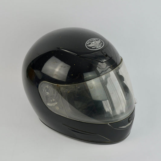 Polaris Victory Motorcycle Helmet Black Full-Face Size Large