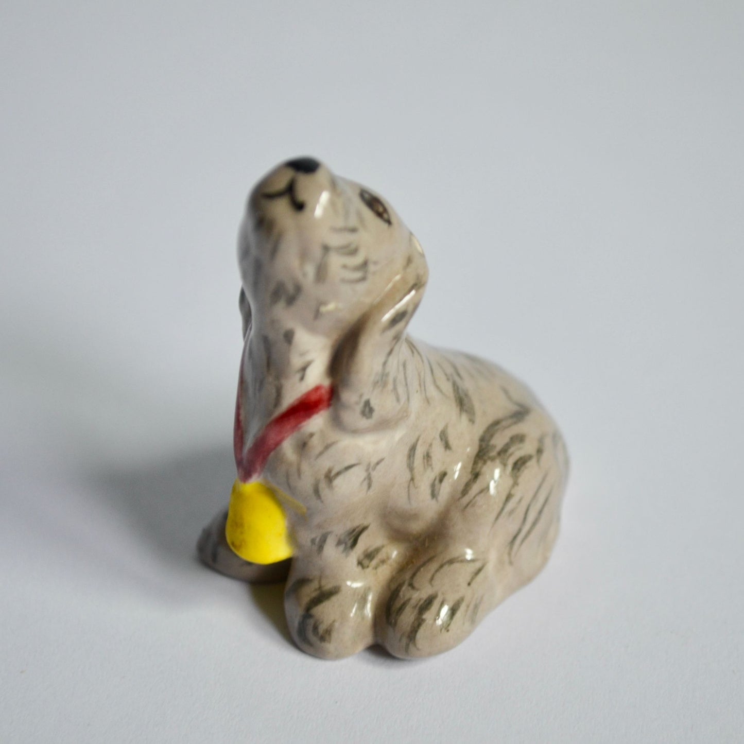 Vintage Ceramic Dog Figurine 2" Figure