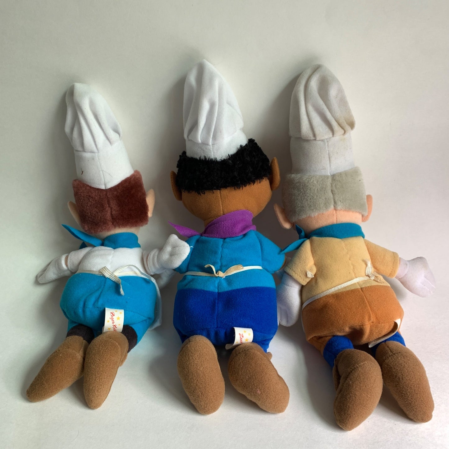 2001 Keebler Elves Plush Animal Fair Dolls Set of 3