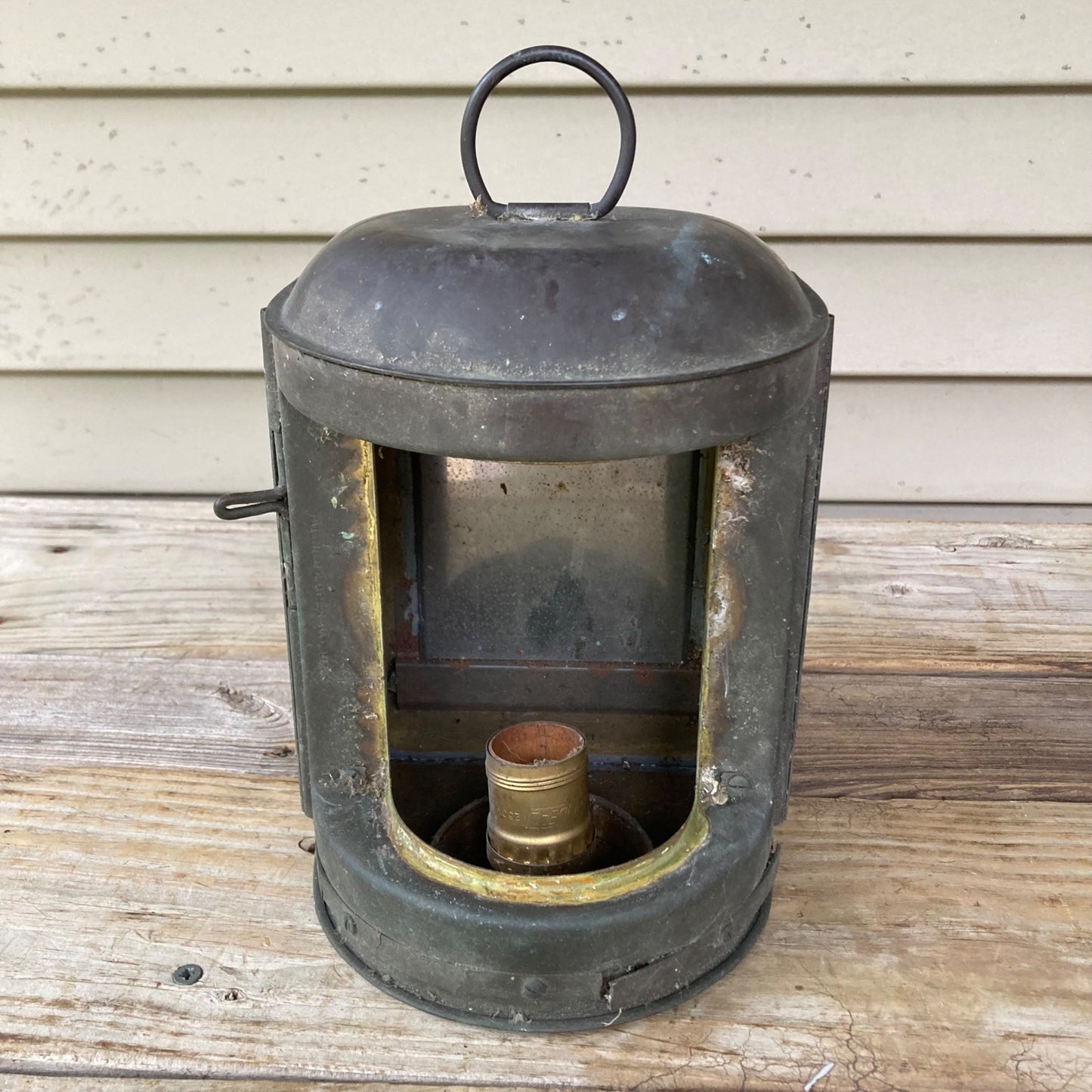Vintage Perko Navigation Light Boat Ship Barge Bronze? Copper? Maritime