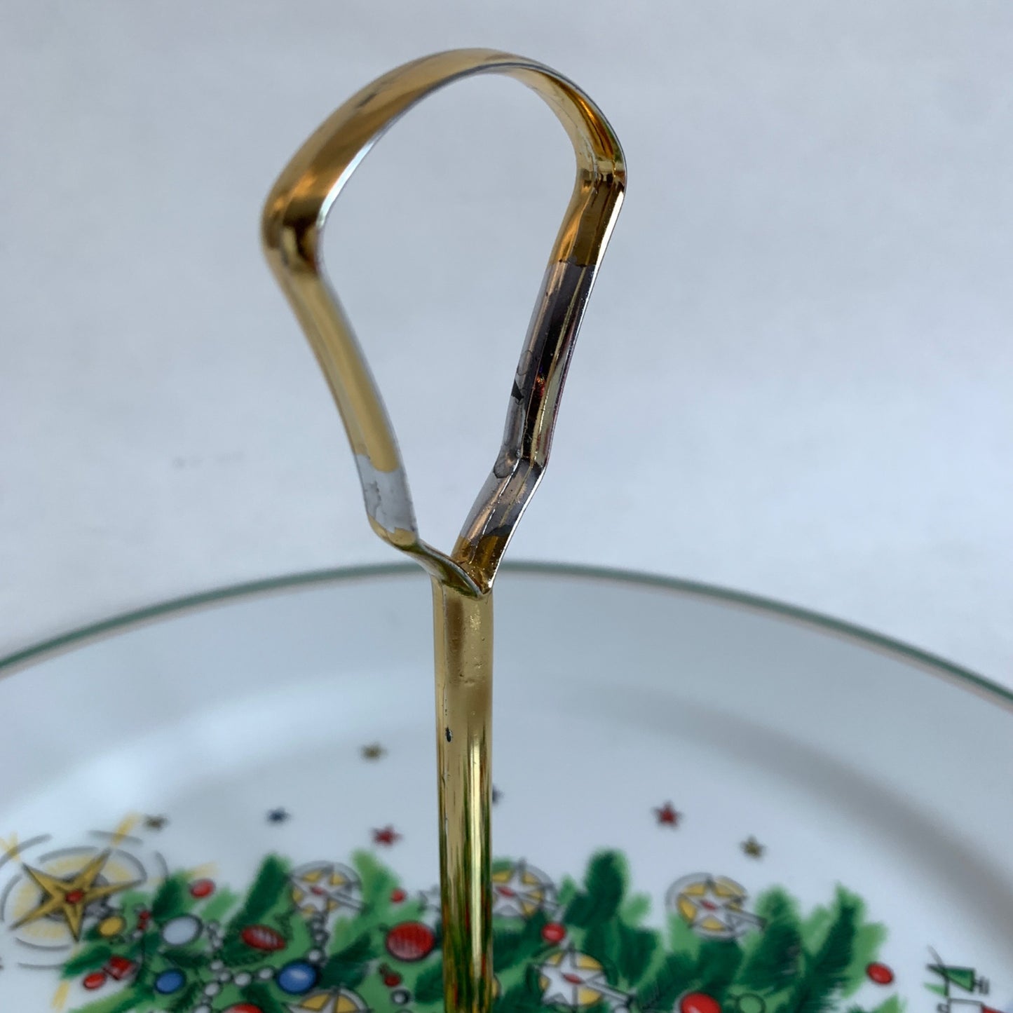 Salem Christmas Eve Handled Serving Plate Tidbit