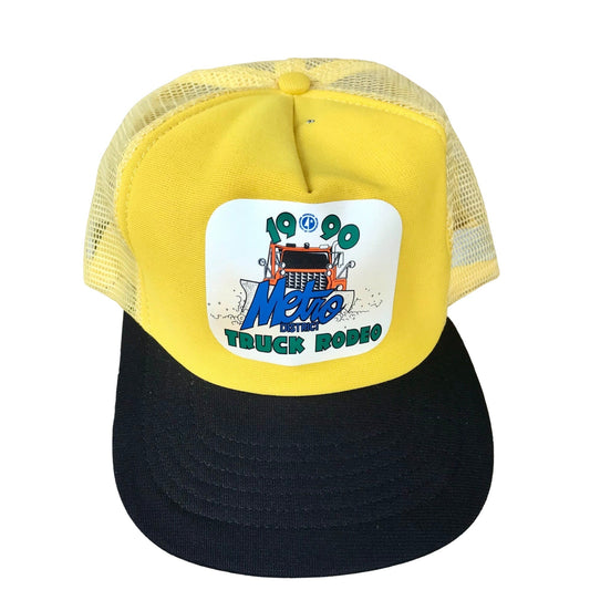 Vintage 1990 Metro District Truck Rodeo Trucker's Hat MNDOT Minnesota DOT