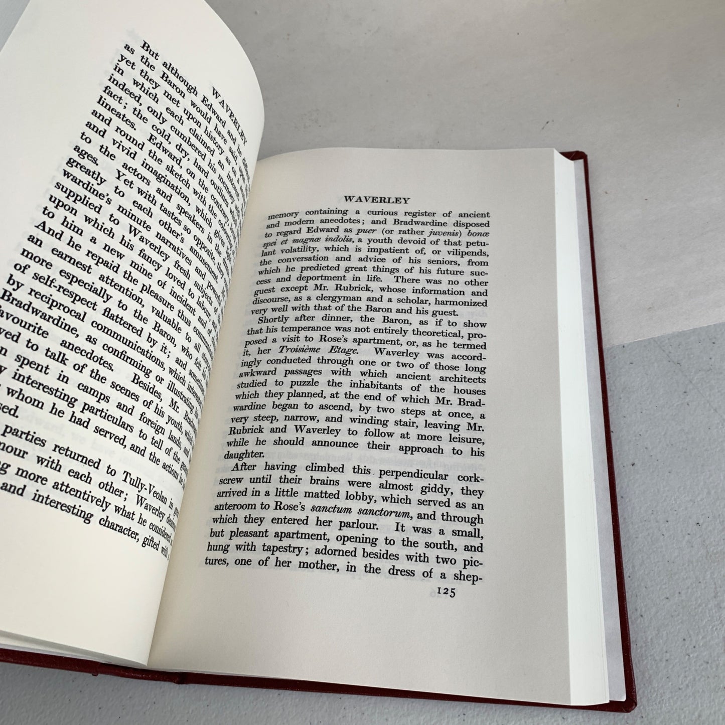 The Works of Sir Walter Scott Waverly Volume I 1 Reprint Hardcover