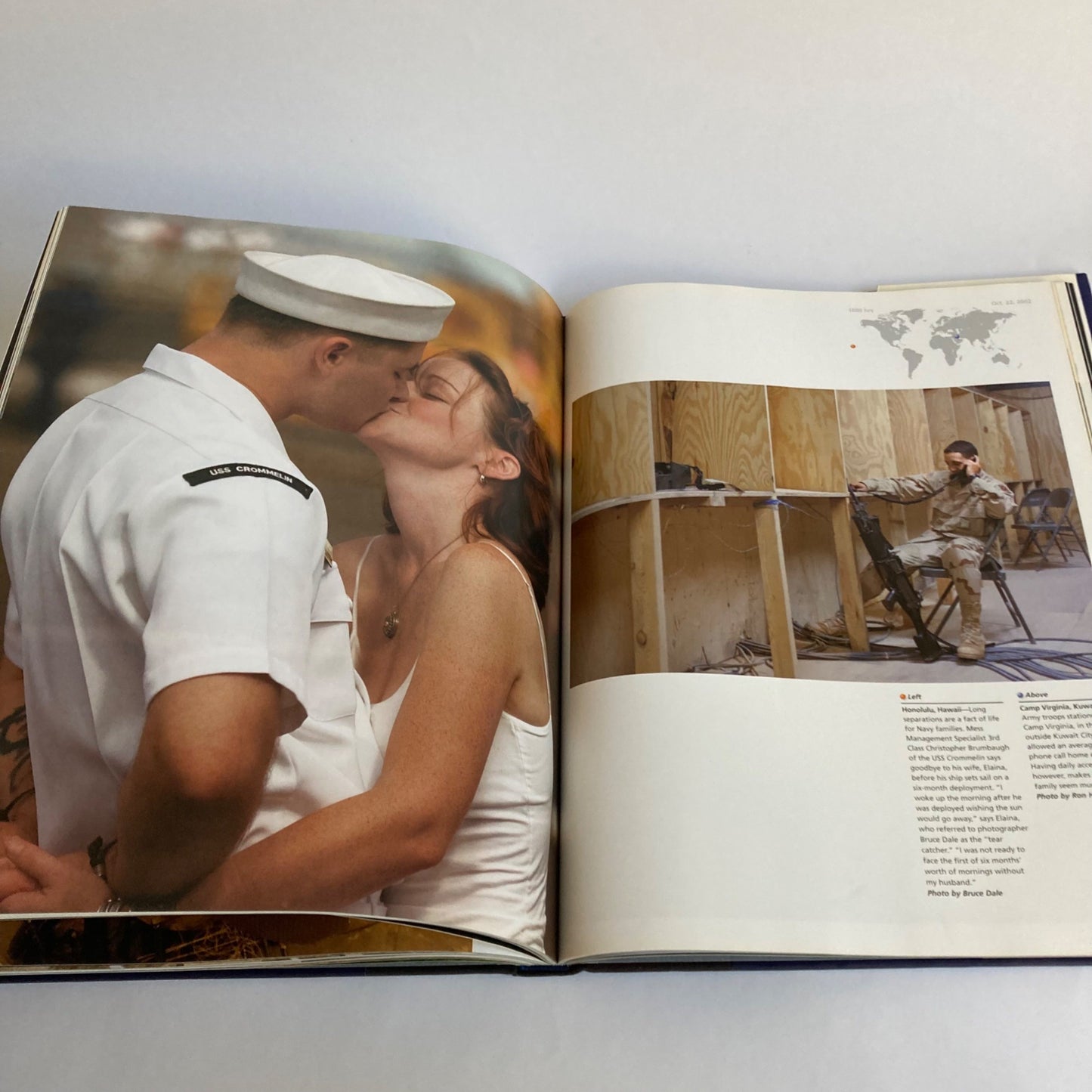 A Day in the Life of The United States Armed Forces Book 2003 Military Hardcover