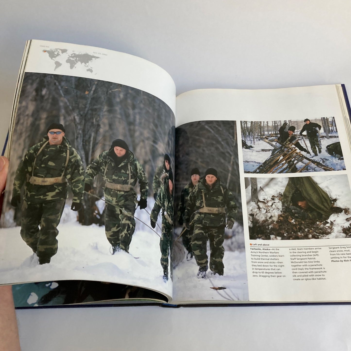 A Day in the Life of The United States Armed Forces Book 2003 Military Hardcover
