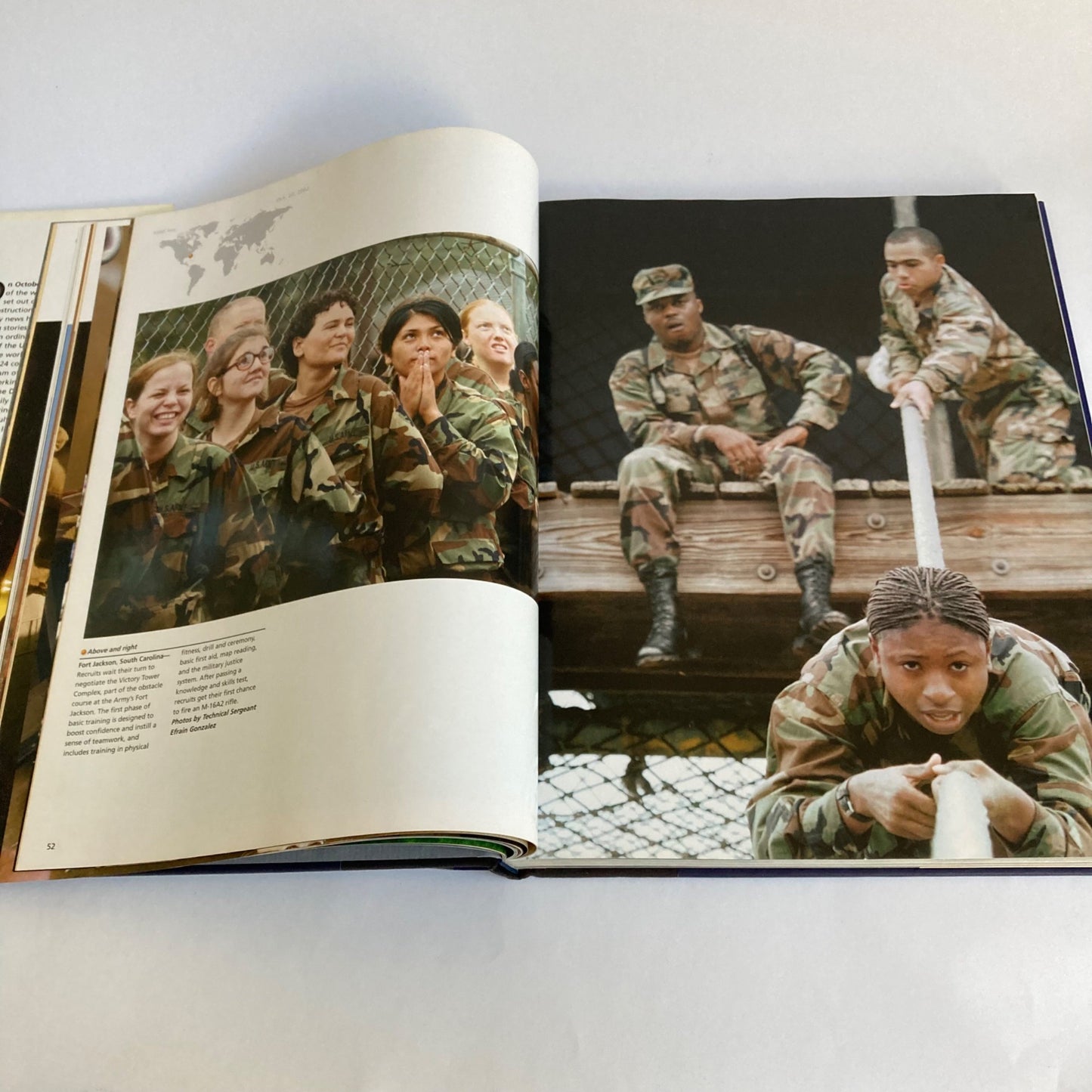 A Day in the Life of The United States Armed Forces Book 2003 Military Hardcover