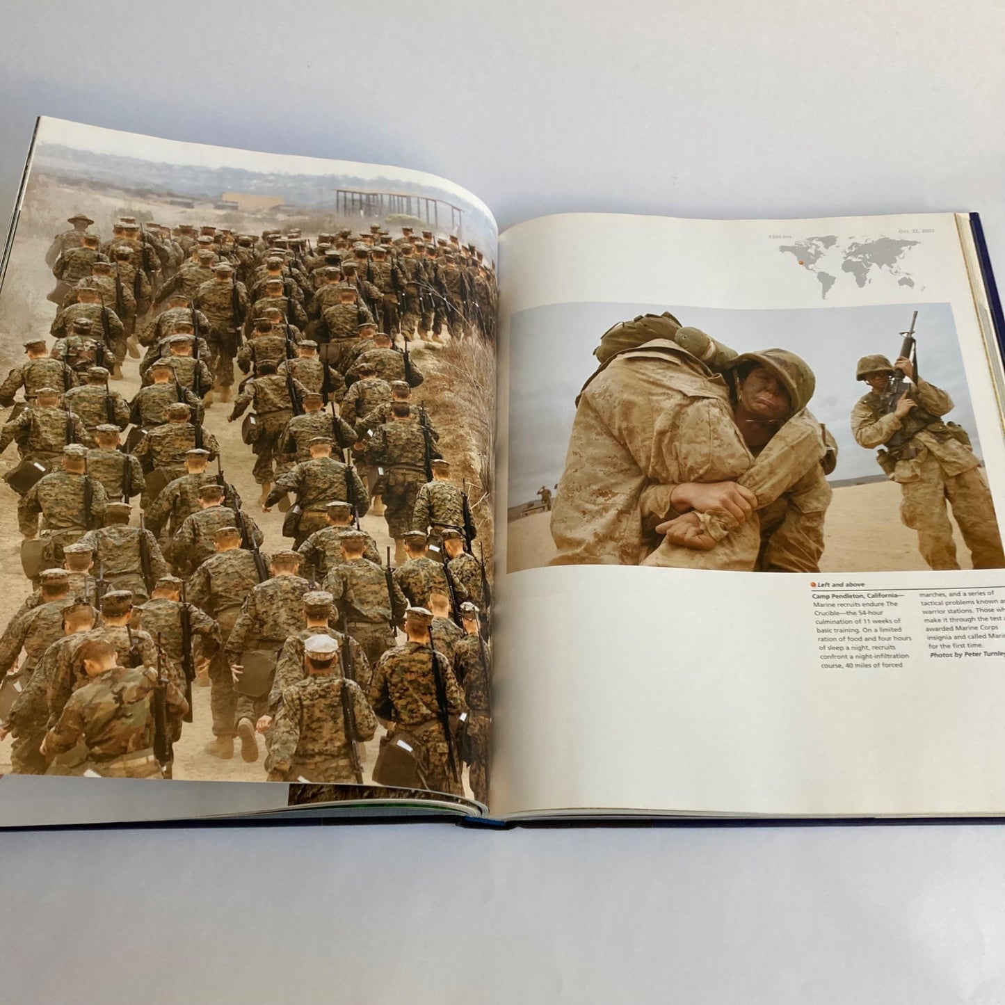 A Day in the Life of The United States Armed Forces Book 2003 Military Hardcover