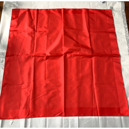 Vintage Solid Red Made in Italy Scarf
