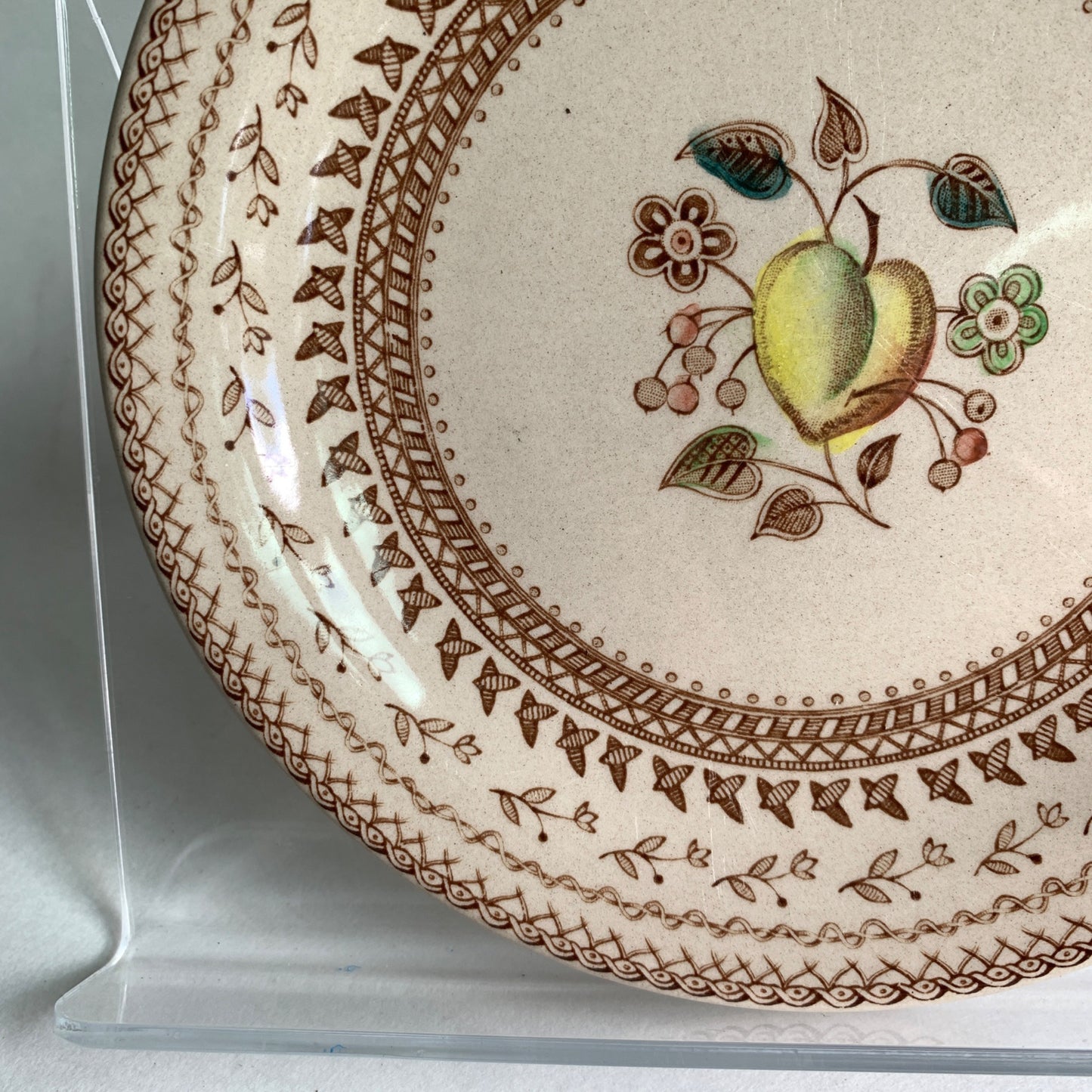 Johnson Bros Fruit Sampler Staffordshire Old Granite Plate