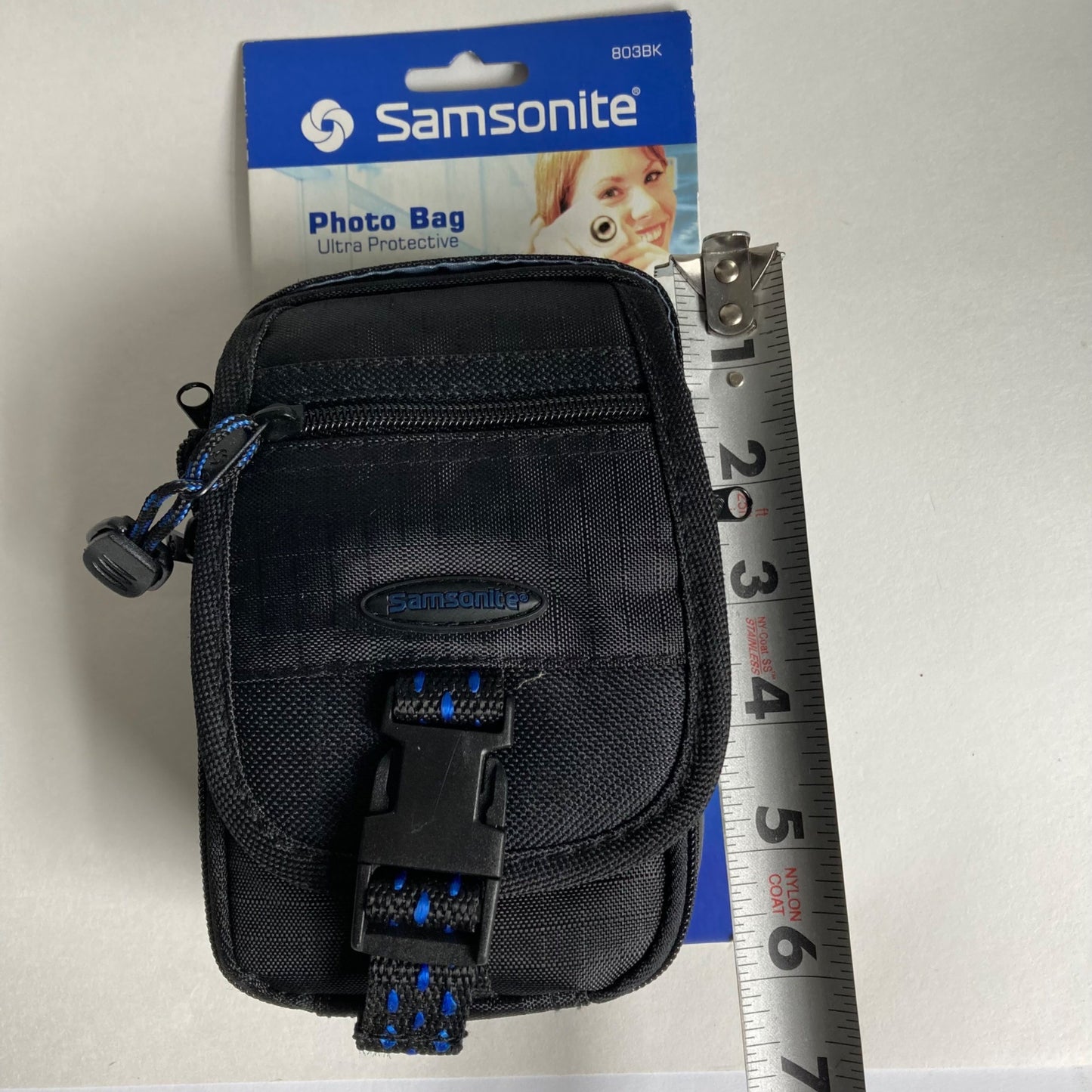 Samsonite 803BK Photo Bag 5-Pocket Small Camera Case w/ Shoulder Strap NEW!