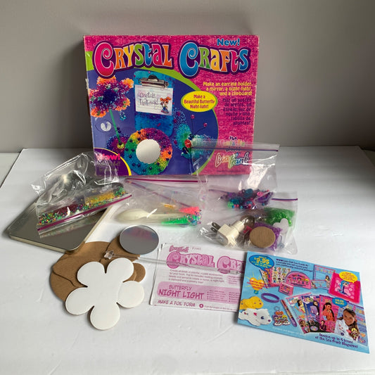 LISA FRANK Vintage Crystal Crafts Kit