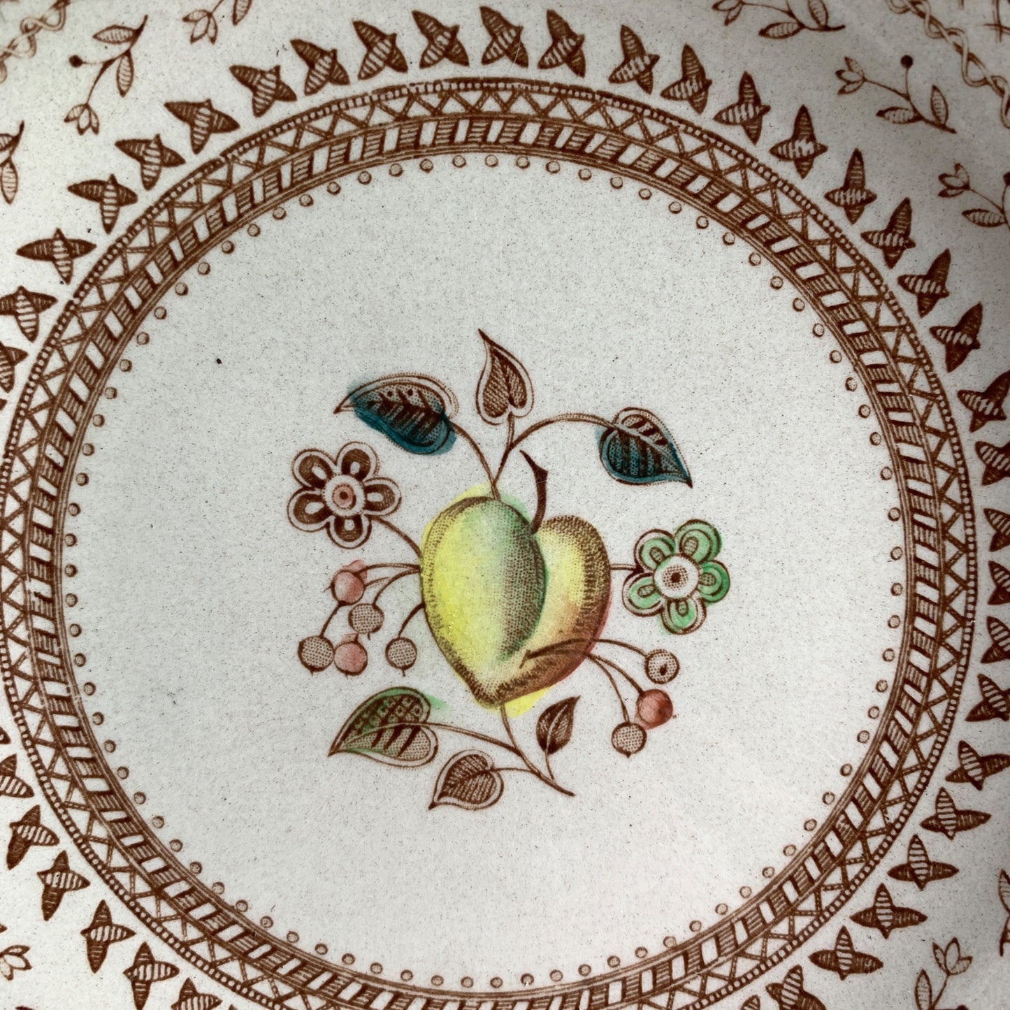 Johnson Bros Fruit Sampler Staffordshire Old Granite Plate