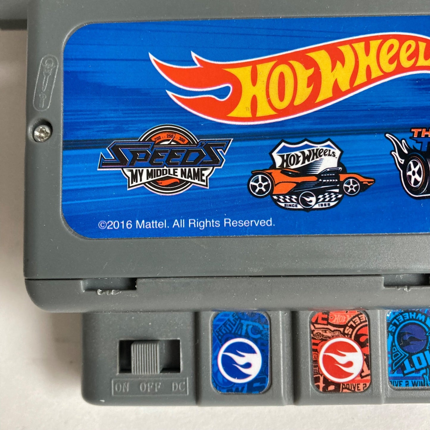 Hot Wheels Slot Car Battery Power Supply Track "Go For It Start/Finish Line 2016