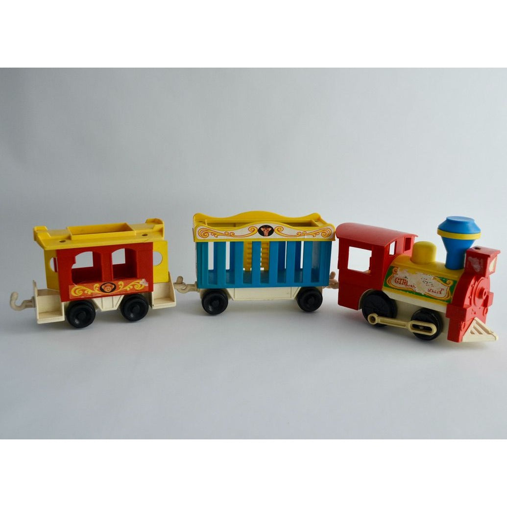 Fisher Price Little People Circus Train 3 Cars NO ANIMALS/PEOPLE