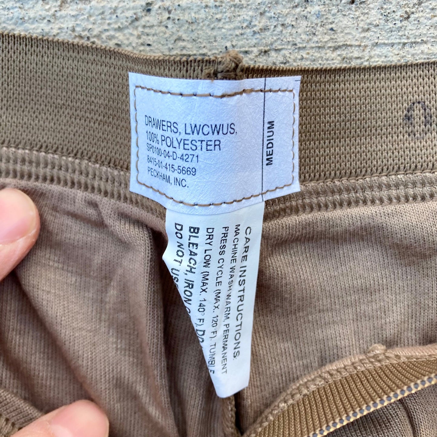 USMC Thermal Underwear Drawers Size MEDIUM Military LWCWUS NEW!