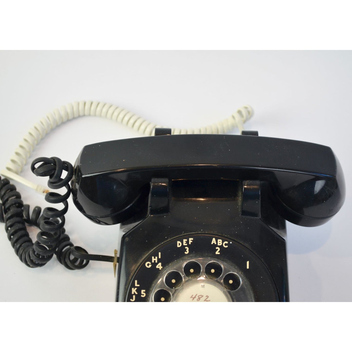 Vintage Bell System Western Electric Black Rotary Telephone Desk Phone