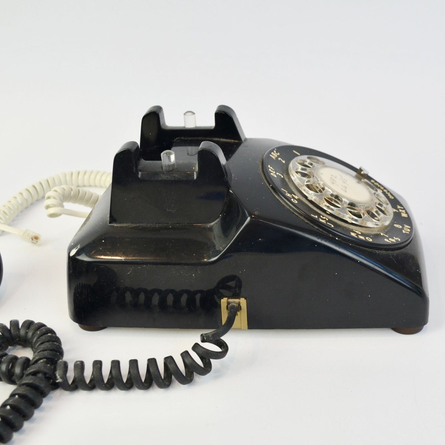 Vintage Bell System Western Electric Black Rotary Telephone Desk Phone