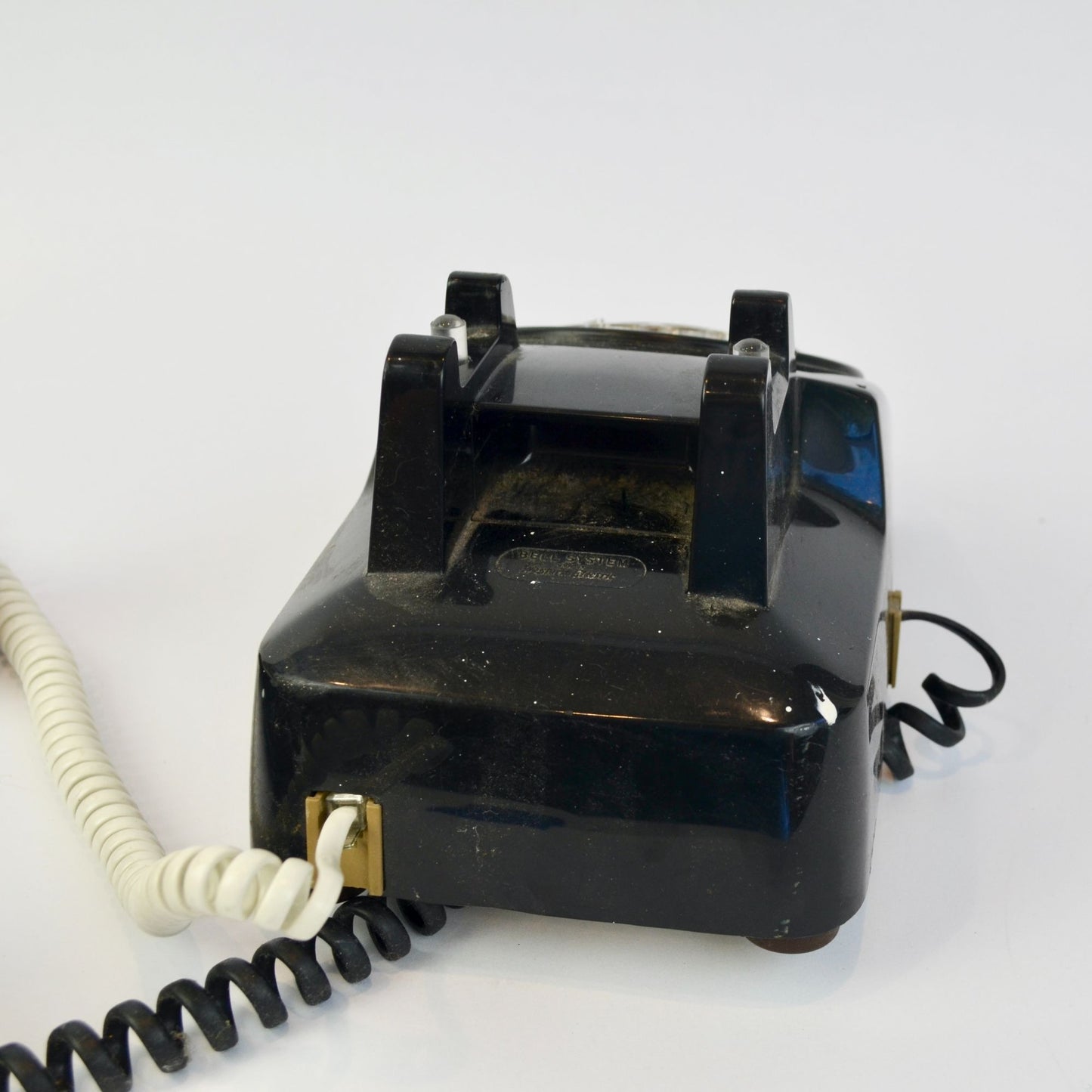 Vintage Bell System Western Electric Black Rotary Telephone Desk Phone