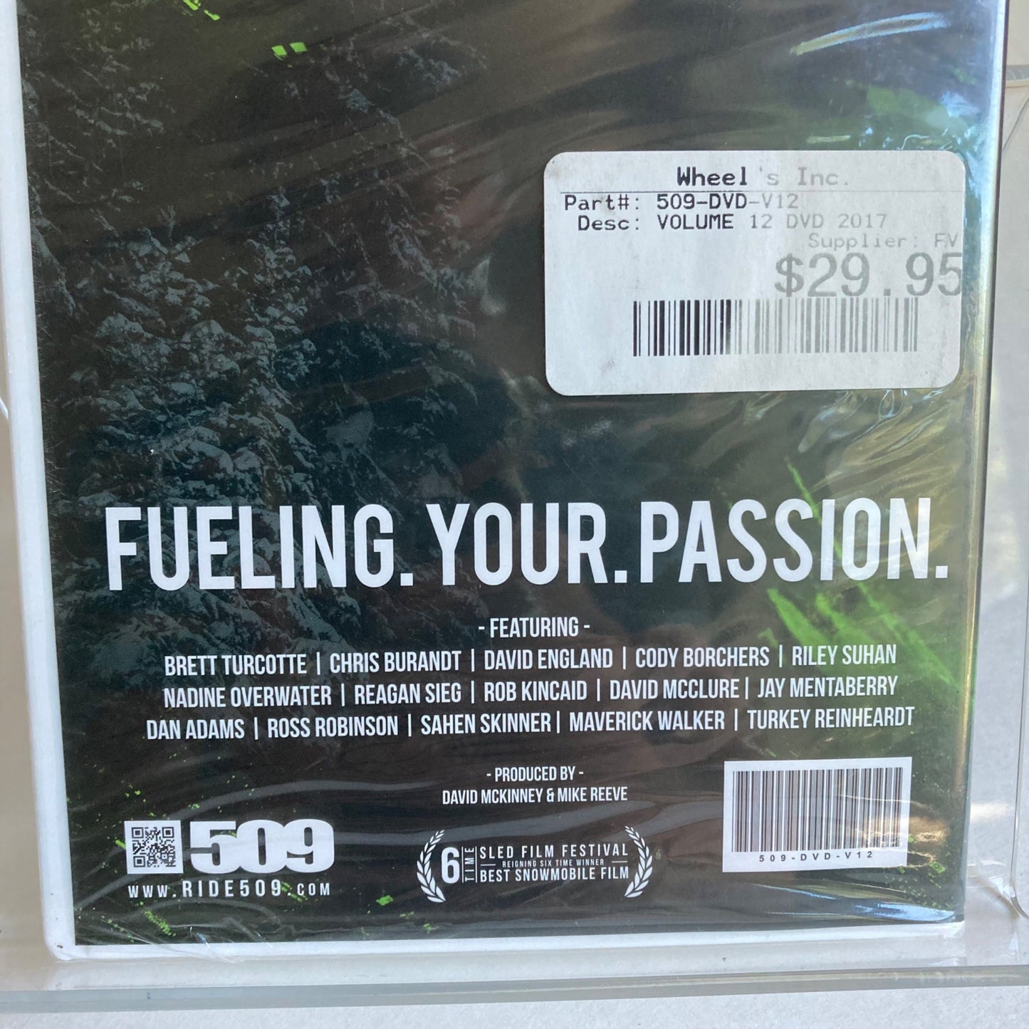 Ride 509 Films Volume 12 Backcountry Snowmobile DVD NEW/SEALED