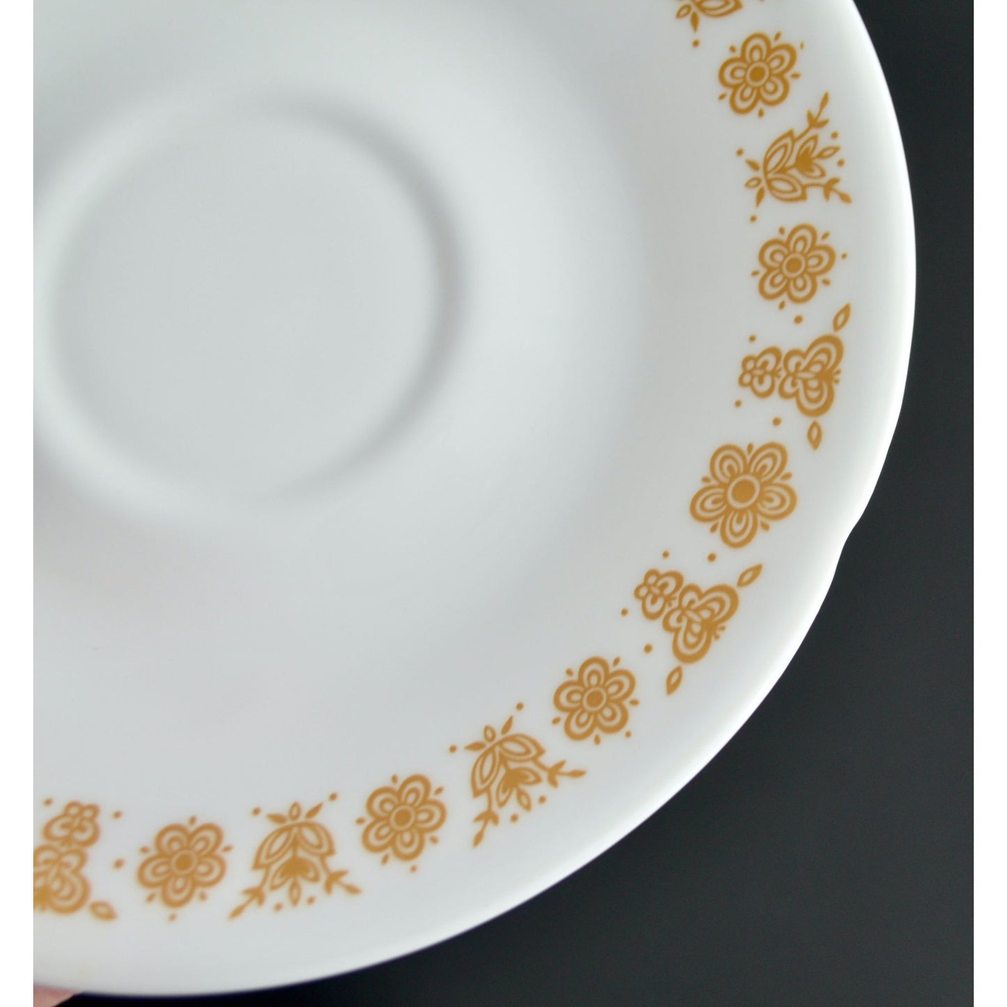 Corelle Butterfly Gold Saucers Plates Lot of 20