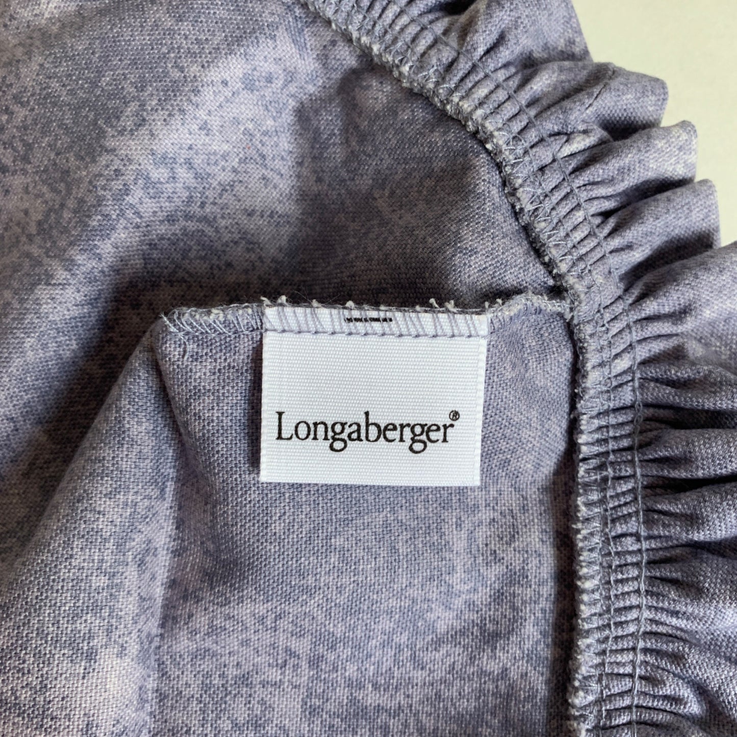 Longaberger Liner Medium Berry Chambray Blue