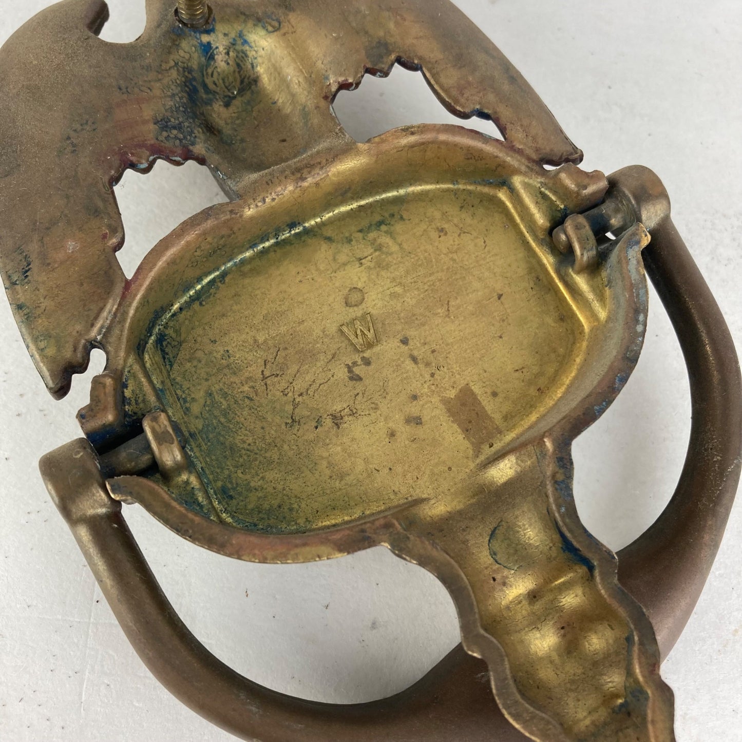 Vintage Brass Eagle Door Knocker 8"