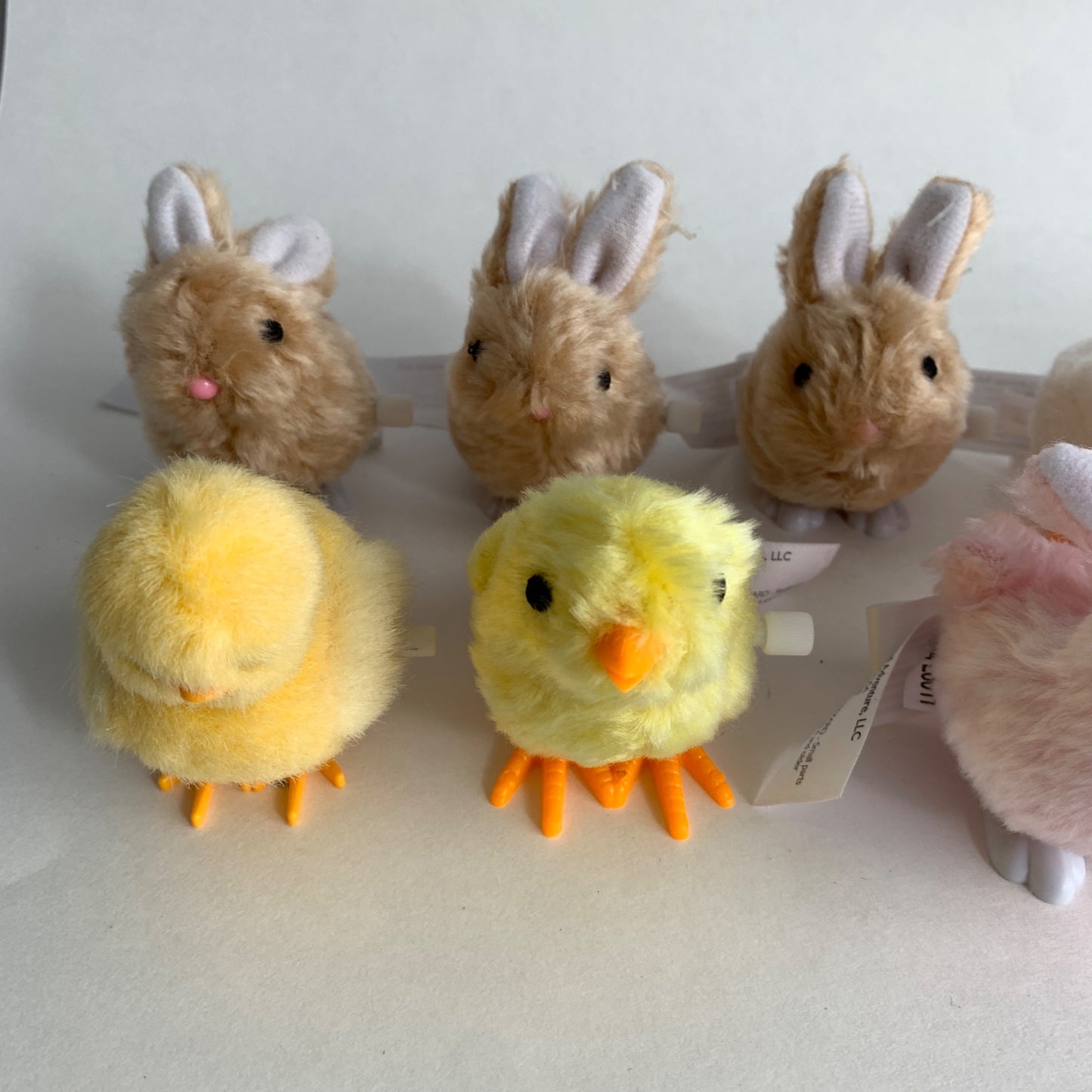 2015 Animal Adventure Wind Up Chickens Bunnies Lot of 11