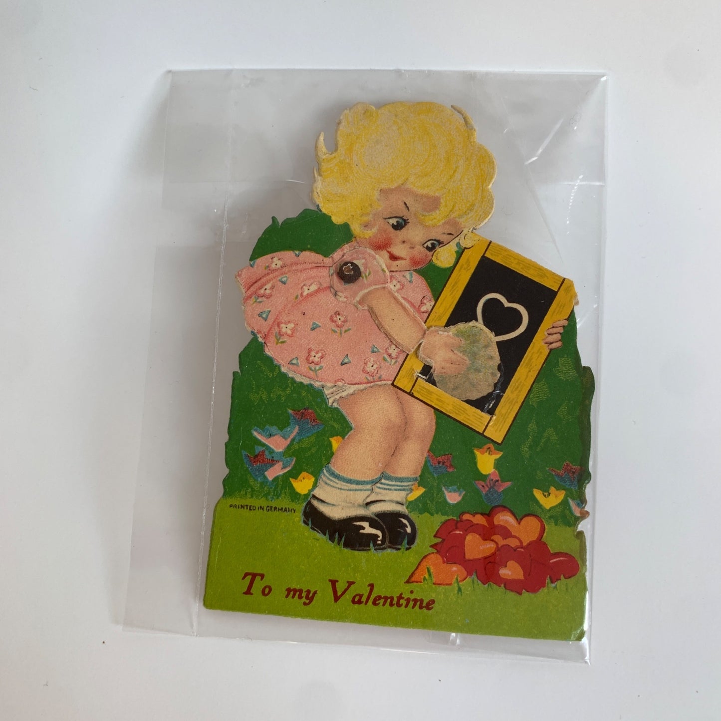 Vintage Valentine's Day Card Articulating Germany