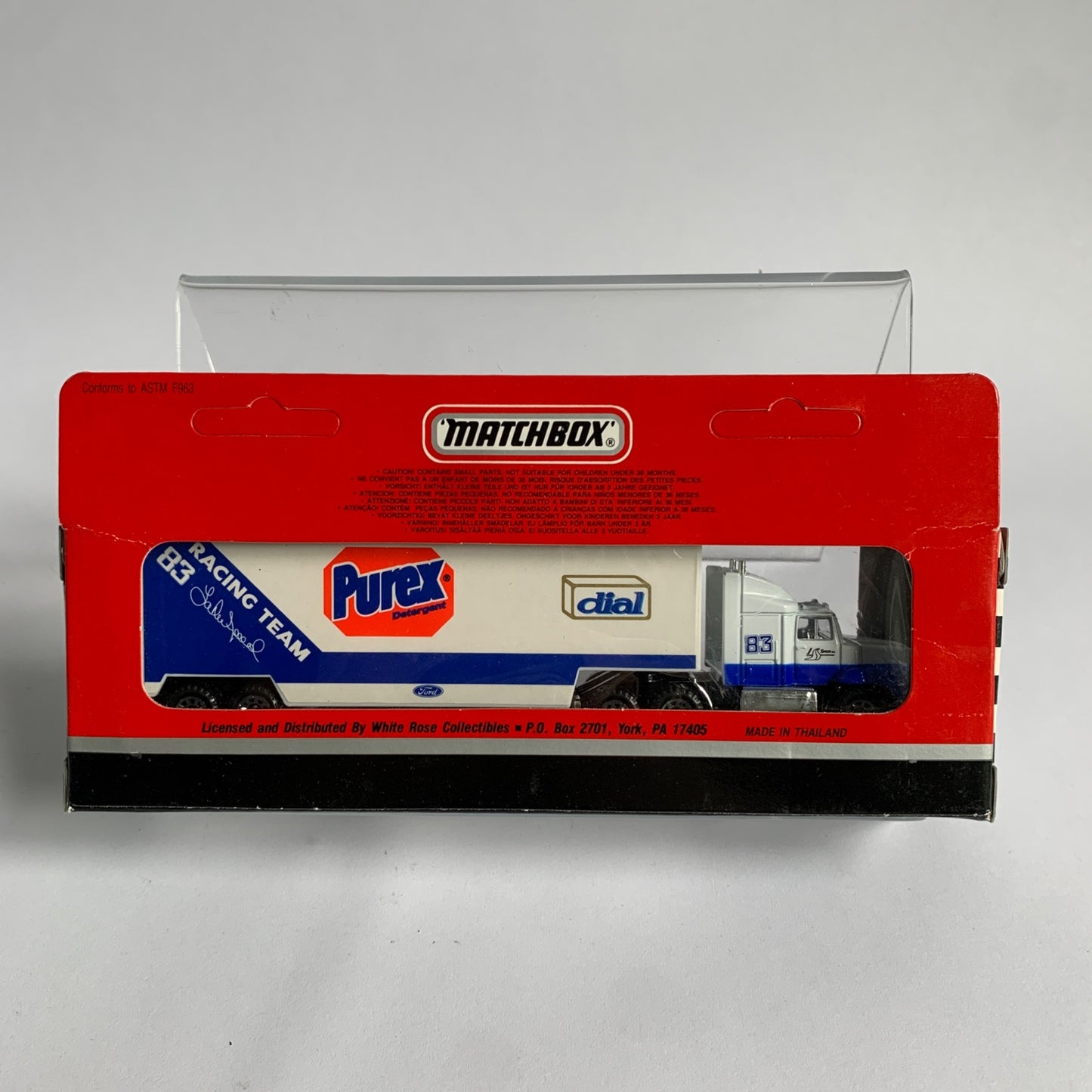 Matchbox Super Star Transporters Purex 1993 Vintage NOS New
