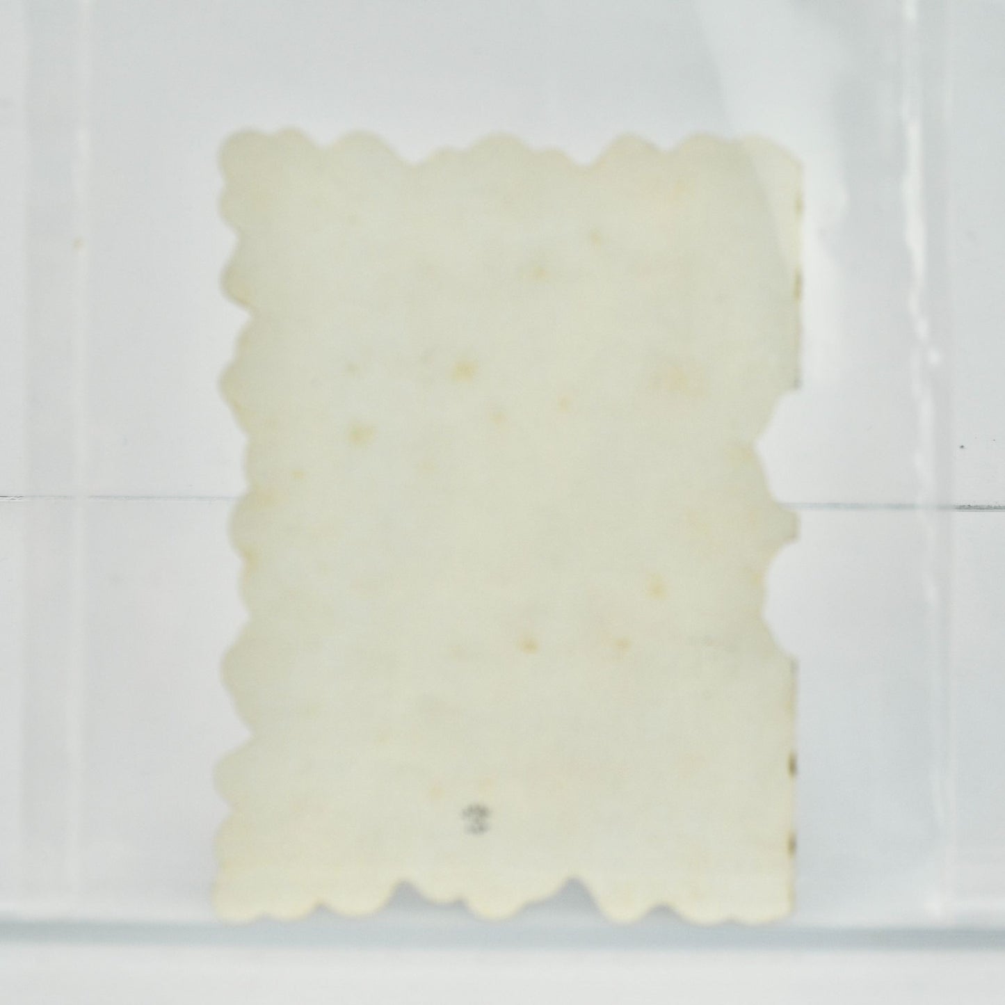 Vintage Valentine's Day Card Girl on Phone My Heart's Message Die Cut