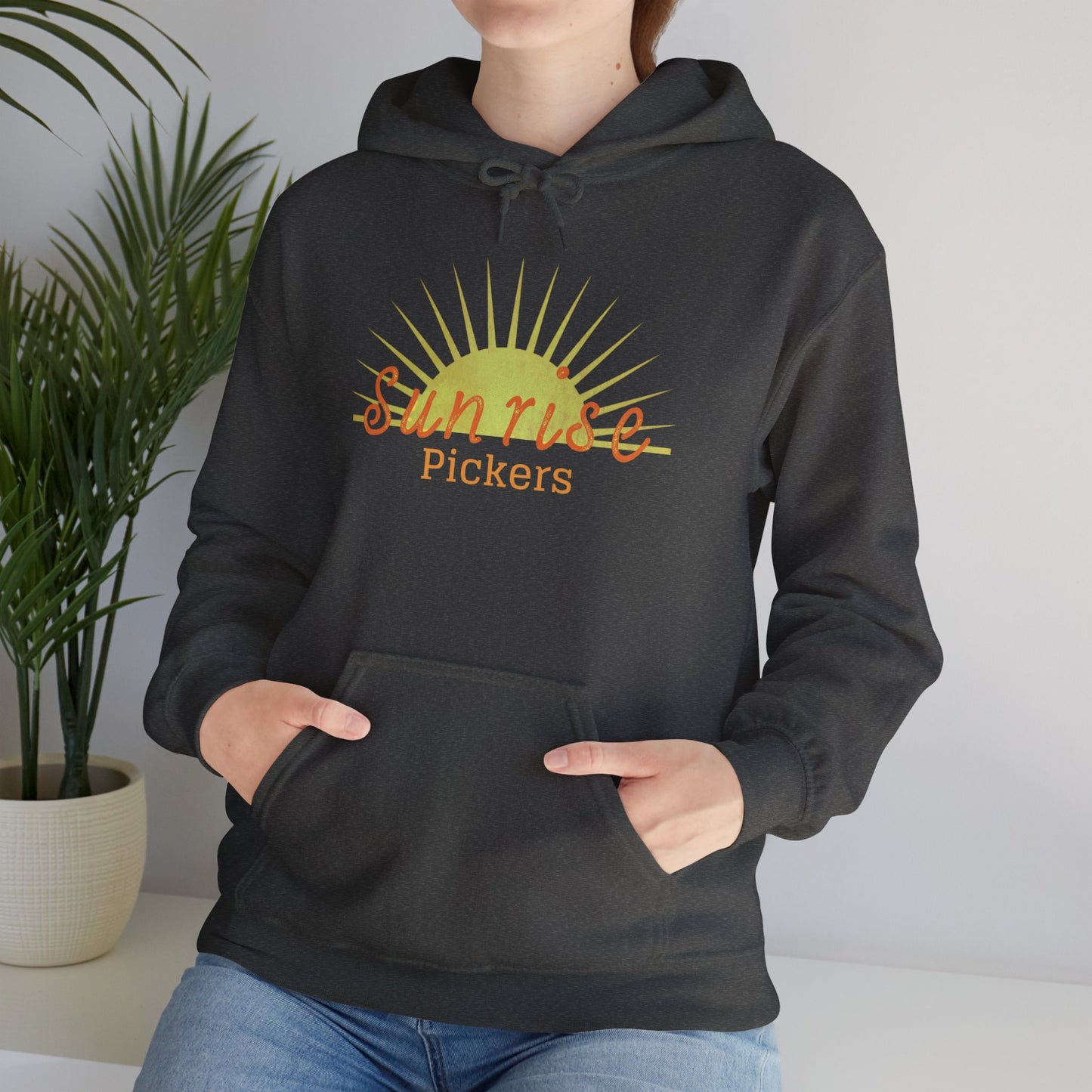 Sunrise Pickers Vintage Unisex Hooded Sweatshirt