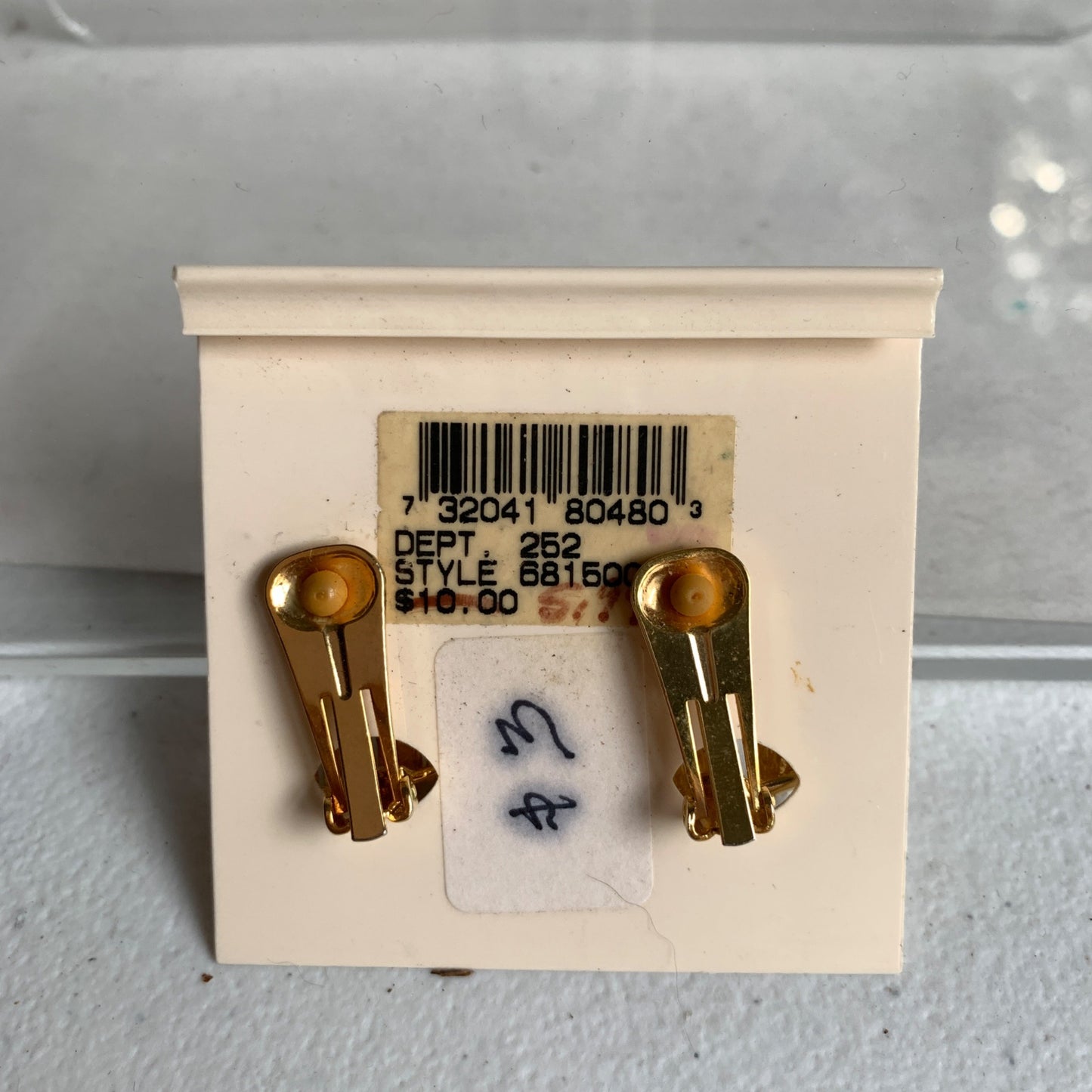 Sensitive Ears Nickel Free Clip On Earrings Vintage Gold Silver