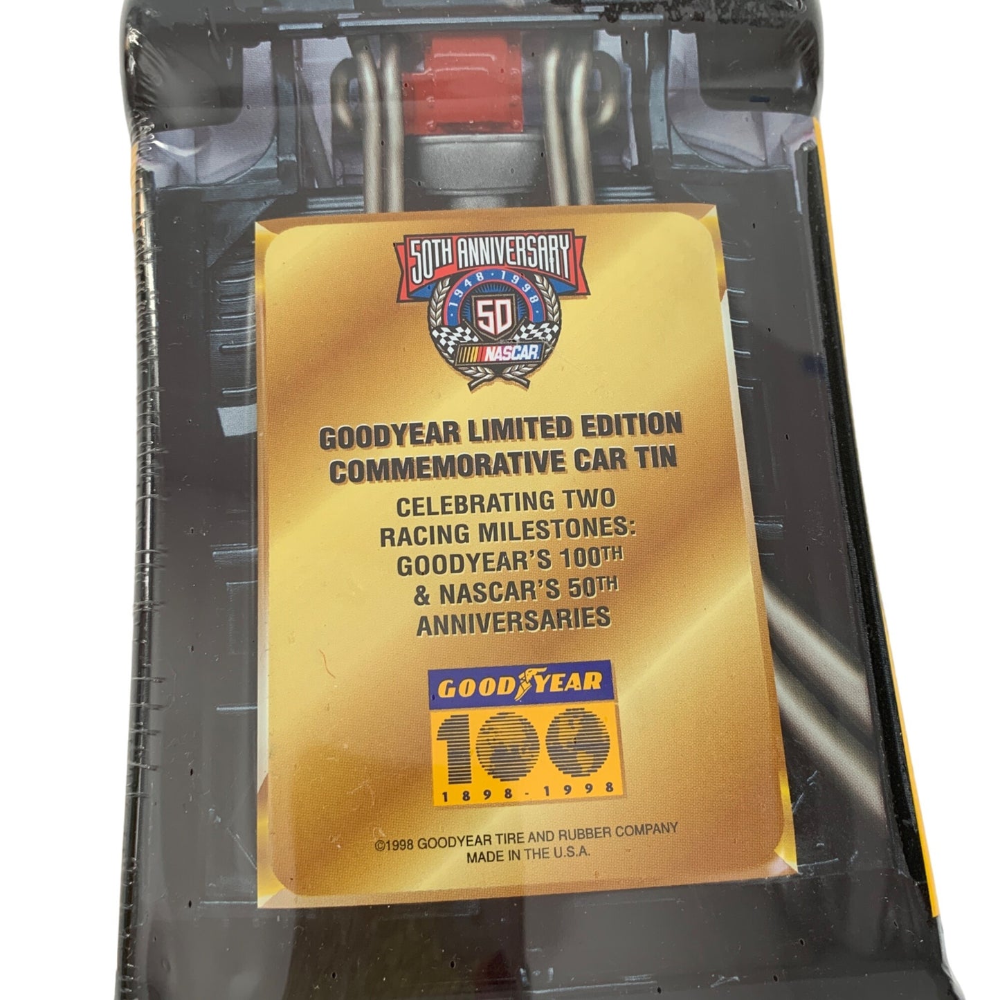 Vintage NASCAR 50th Anniversary Commemorative Tin Car Sealed New