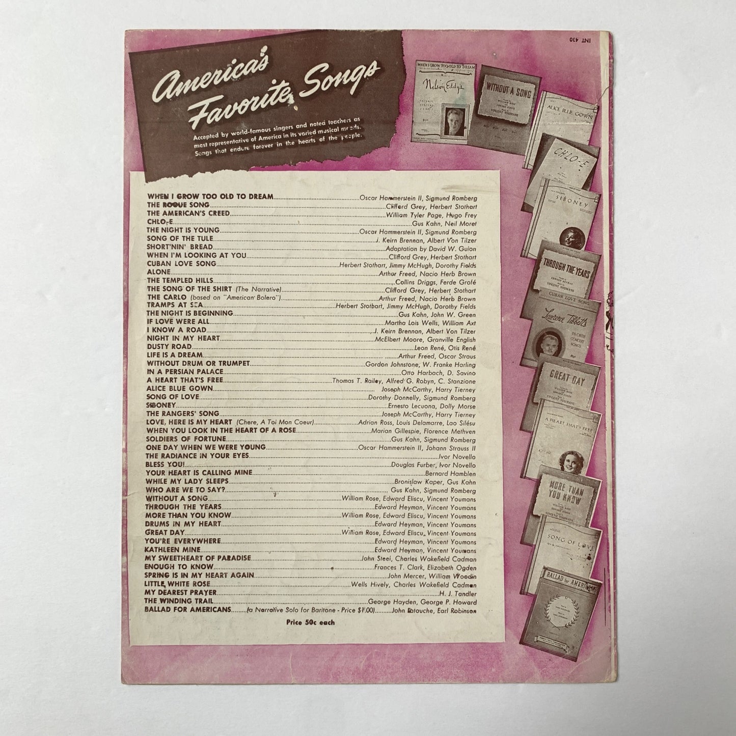 Judy Garland Harvey Girls On The Atchison, Topeka and Santa Fe Sheet Music